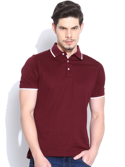 

Blackberrys Maroon Polo Pure Cotton T-shirt