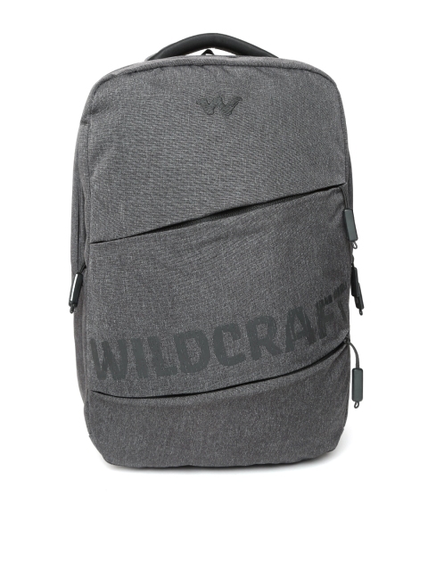 

Wildcraft Unisex Charcoal Grey Solid Laptop Backpack