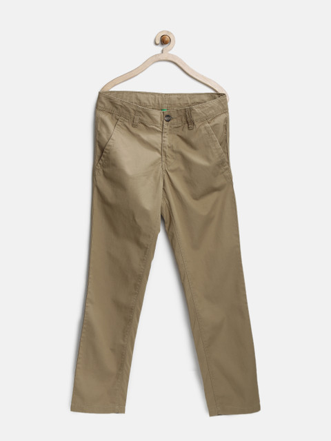 

United Colors of Benetton Boys Khaki Chino Trousers