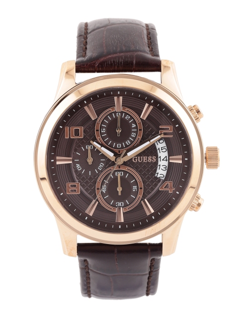 

GUESS Men Brown Chronograph Dial Watch W0076G4
