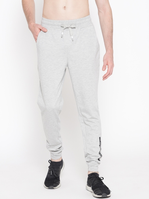 

Harvard Men Grey Melange Solid Regular Fit Joggers