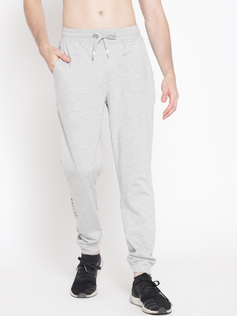

Harvard Men Grey Melange Solid Regular Fit Joggers