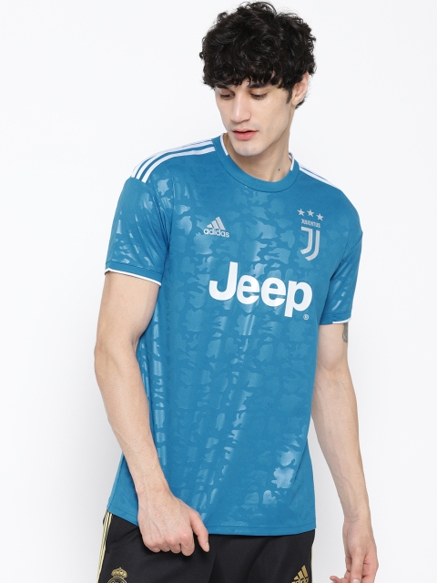 

ADIDAS Men Blue & White Printed Juventus Third Jersey