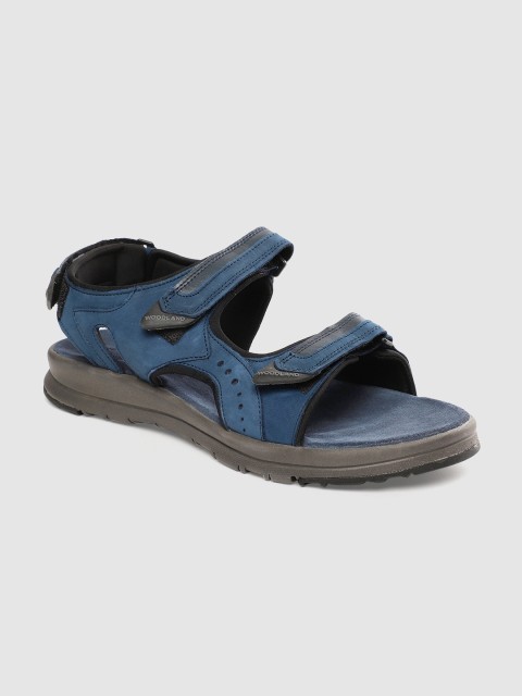 

Woodland Men Blue Leather Sports Sandals
