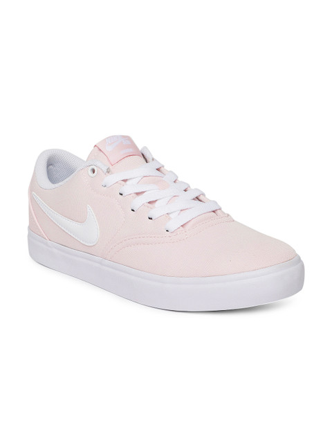 

Nike Women Pink Check Solar Skateboarding Shoes