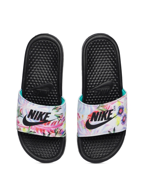 

Nike Women Multicoloured BENASSI JDI Printed Sliders, Multi
