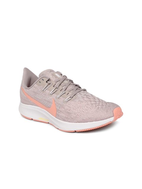 

Nike Women Taupe Air Zoom Pegasus 36 Running Shoes