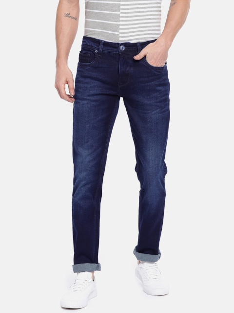 

Lawman pg3 Men Blue Slim Fit Mid-Rise Clean Look Stretchable Jeans