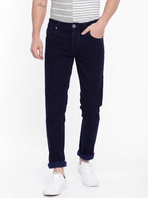 

Lawman pg3 Men Blue Slim Fit Mid-Rise Clean Look Stretchable Jeans