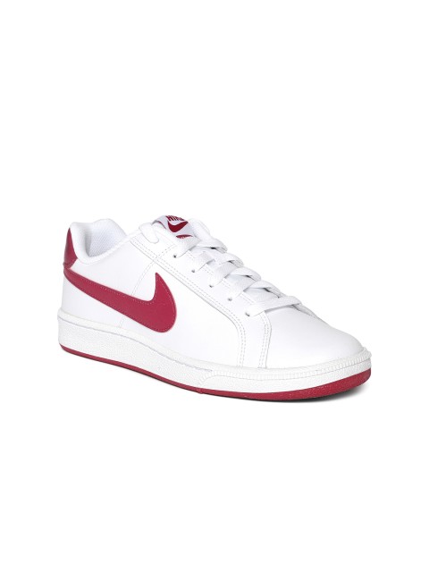 

Nike Women White COURT ROYALE Leather Sneakers