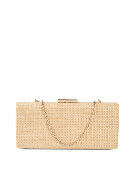 

Accessorize Beige Textured Clutch