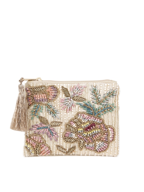

Accessorize Off-White Embellished Purse