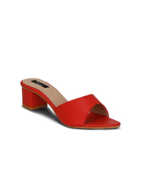 

Kielz Women Red Solid Sandals