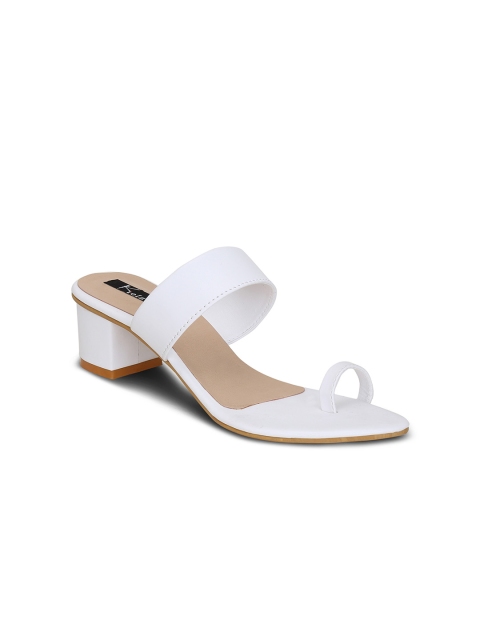 

Kielz Women White Solid Sandals