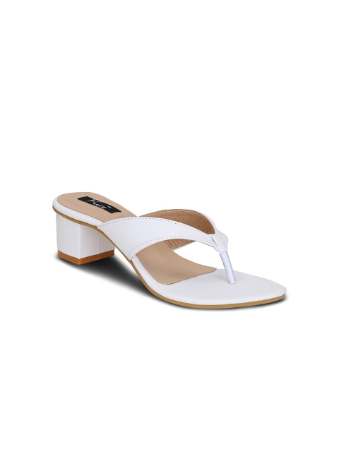 

Kielz Women White Solid Sandals