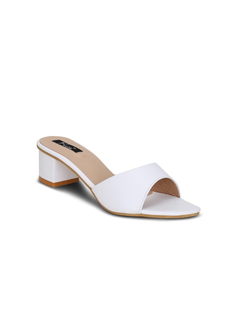 

Kielz Women White Solid Sandals