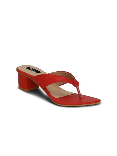

Kielz Women Red Solid Sandals