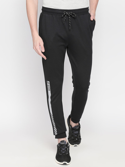 

Ajile by Pantaloons Men Black Regular Fit Solid Joggers