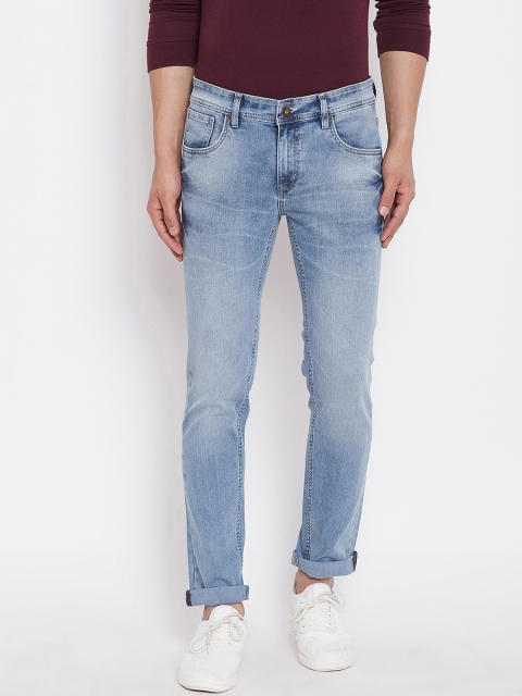 

American Archer Men Blue Slim Fit Low-Rise Clean Look Stretchable Jeans