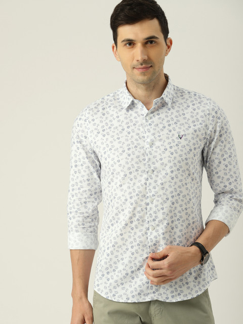 

Allen Solly Sport Men Blue & White Regular Fit Printed Casual Shirt