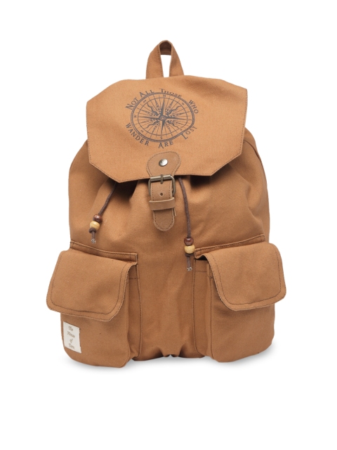 

The House of Tara Unisex Khaki Brown Solid Backpack