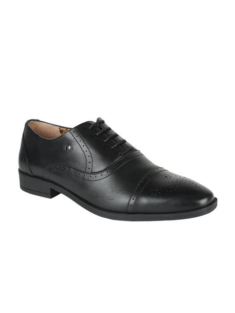 

Van Heusen Men Black Leather Oxfords