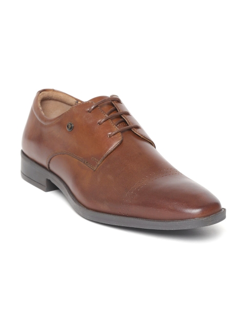 

Van Heusen Men Brown Leather Formal Derbys
