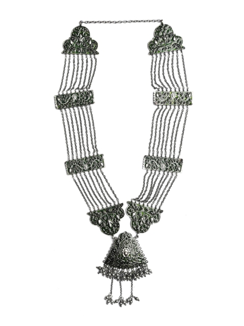 

TJORI Silver-Plated Brass Necklace