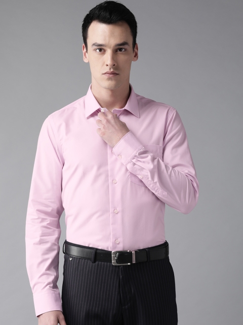 

Blackberrys Men Pink Slim Fit Solid Formal Shirt