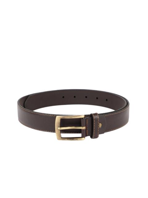 

Peter England Men Brown Solid Belt