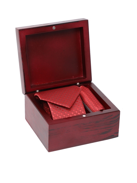 

Peter England Men Red Accessory Gift Set
