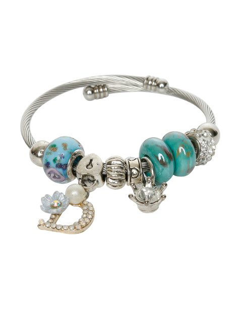 

Moon Dust Silver-Plated Brass Ring Bracelet