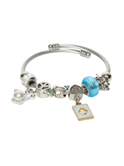 

Moon Dust Silver-Plated Brass Ring Bracelet