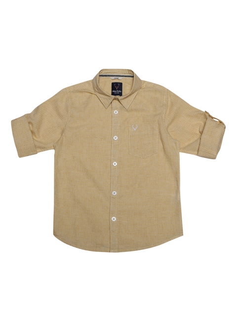 

Allen Solly Junior Boys Beige Chiseled Regular Fit Checked Casual Shirt
