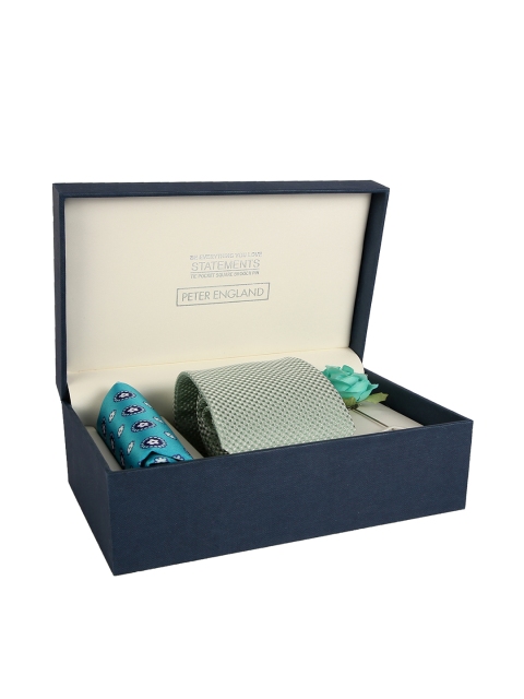 

Peter England Men Accessory Gift Set, Teal