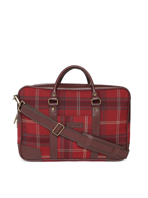 

Bags.R.us Unisex Red Checked Laptop Bag