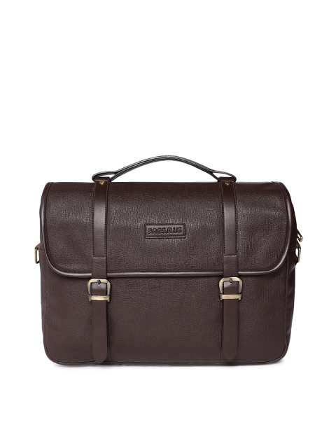 

Bags.R.us Unisex Brown Textured Laptop Bag