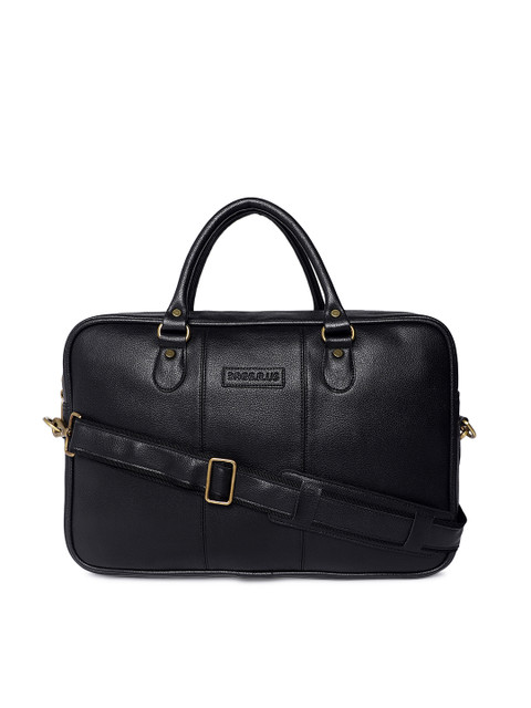 

Bags.R.us Unisex Black Solid Laptop Bag