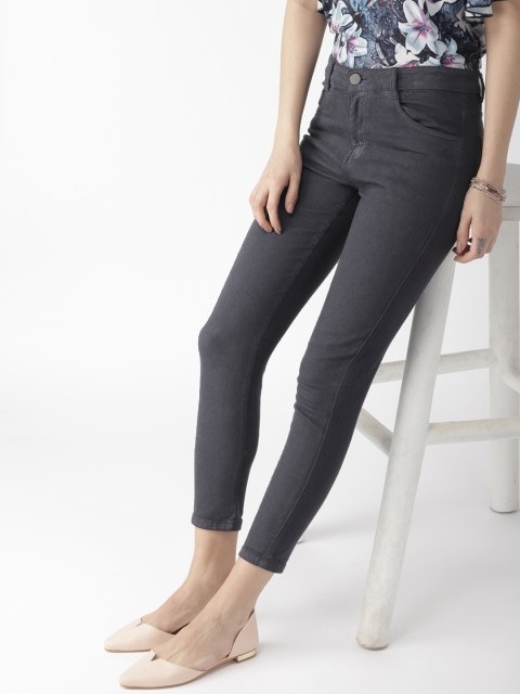 

Mast & Harbour Women Blue Skinny Fit Mid-Rise Clean Look Stretchable Jeans