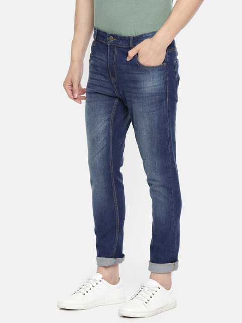 

Mast & Harbour Men Blue Skinny Fit Mid-Rise Clean Look Stretchable Jeans