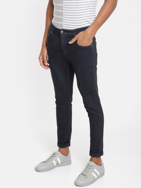 

Mast & Harbour Men Black Skinny Fit Mid-Rise Clean Look Stretchable Jeans