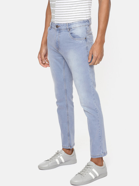 

Mast & Harbour Men Blue Skinny Fit Mid-Rise Clean Look Stretchable Jeans