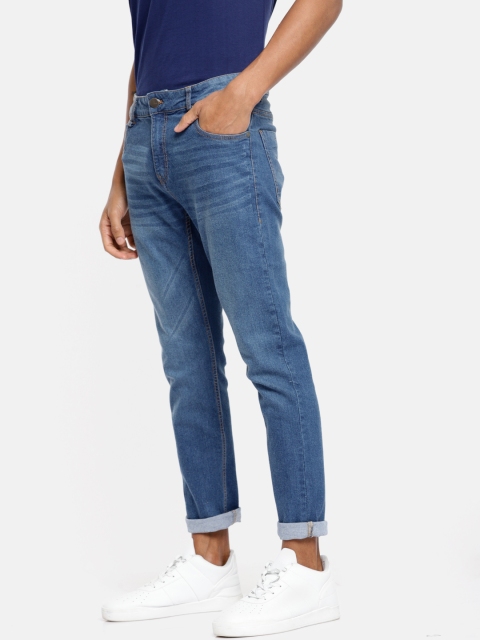 

Mast & Harbour Men Blue Skinny Fit Mid-Rise Clean Look Stretchable Jeans