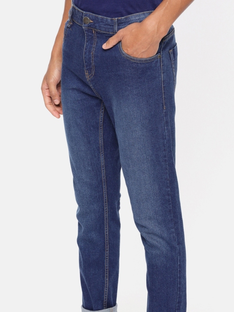 

Mast & Harbour Men Blue Skinny Fit Mid-Rise Clean Look Stretchable Jeans