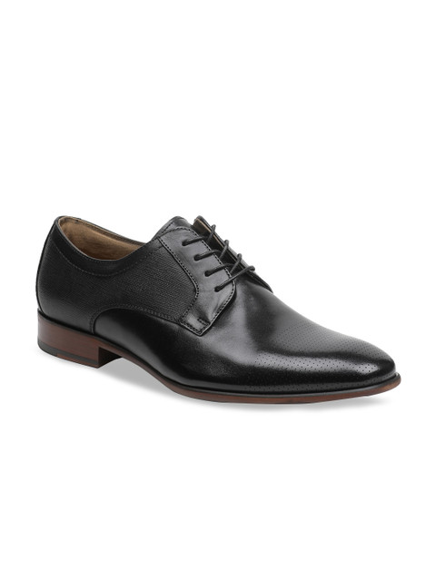 

ALDO Men Black Leather Formal Derbys