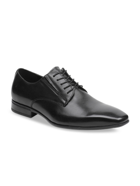 

ALDO Men Black Leather Formal Derbys