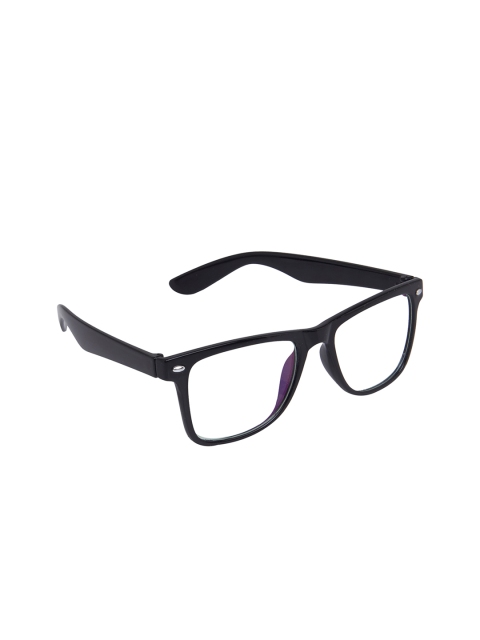 

VAST Unisex Black Solid Full Rim Anti Glare Wayfarer Frames NEW_7979