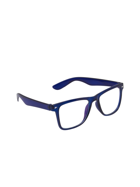 

VAST Unisex Blue Solid Full Rim Anti Glare Wayfarer Frames