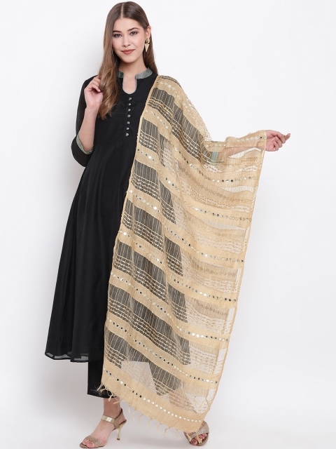 

Shakumbhari Brown Woven Design Dupatta