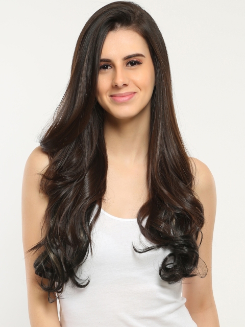 

Foolzy Women Brown Clip-in Hair Extensions